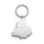 Punjab Map - Keychain