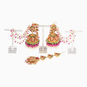 Veer Jhumka Earrings and Tikka Set