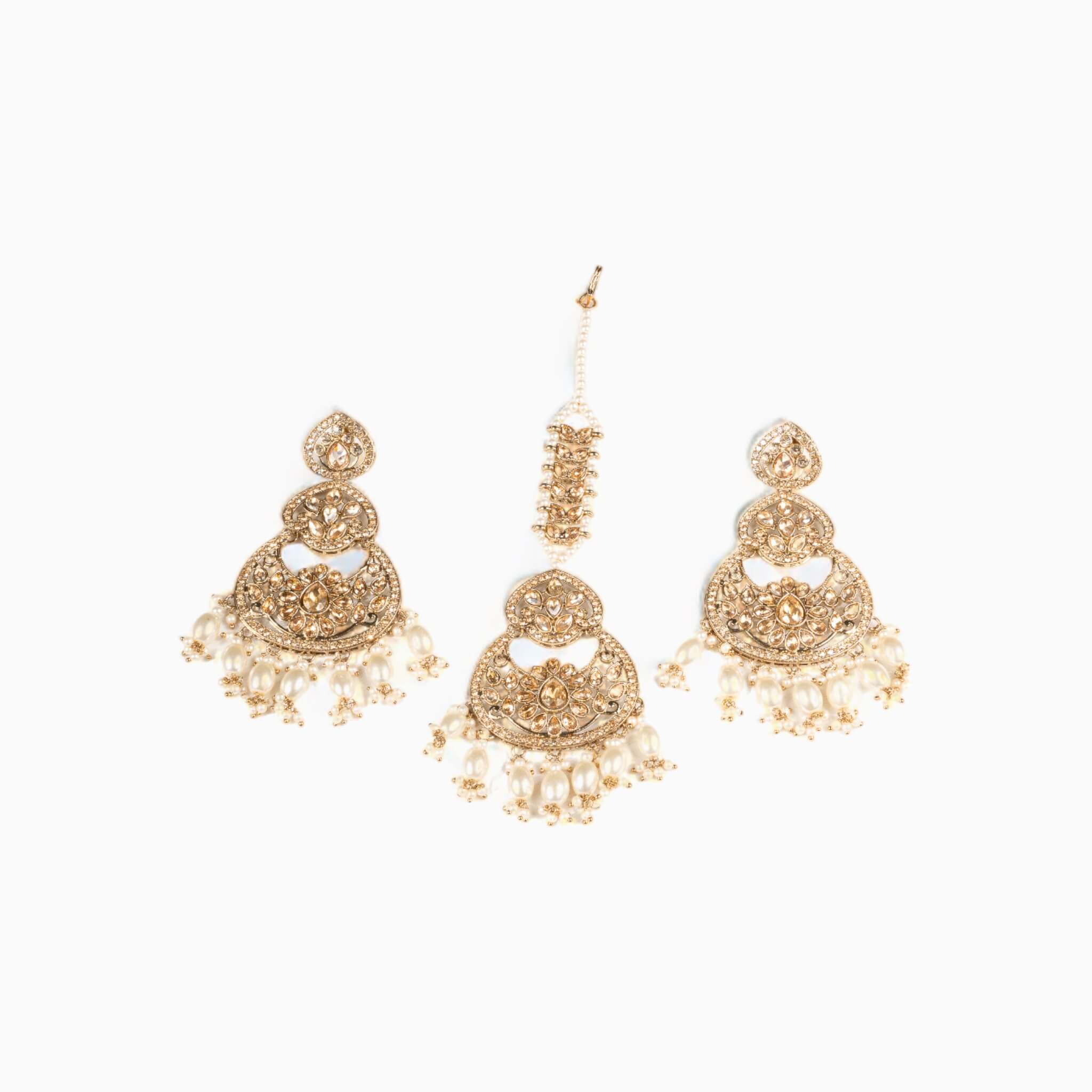 Riya Earrings and Tikka Set