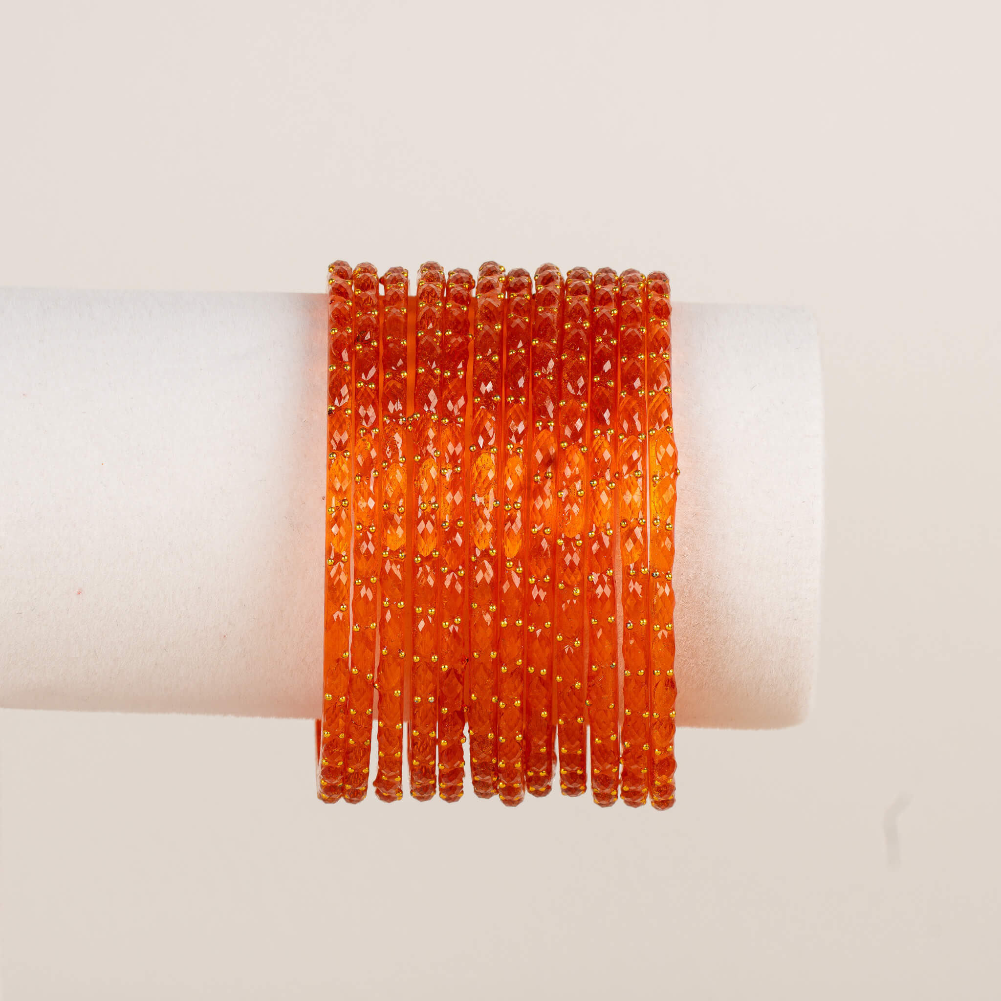 Raindrop Bangles - Oranges & Corals