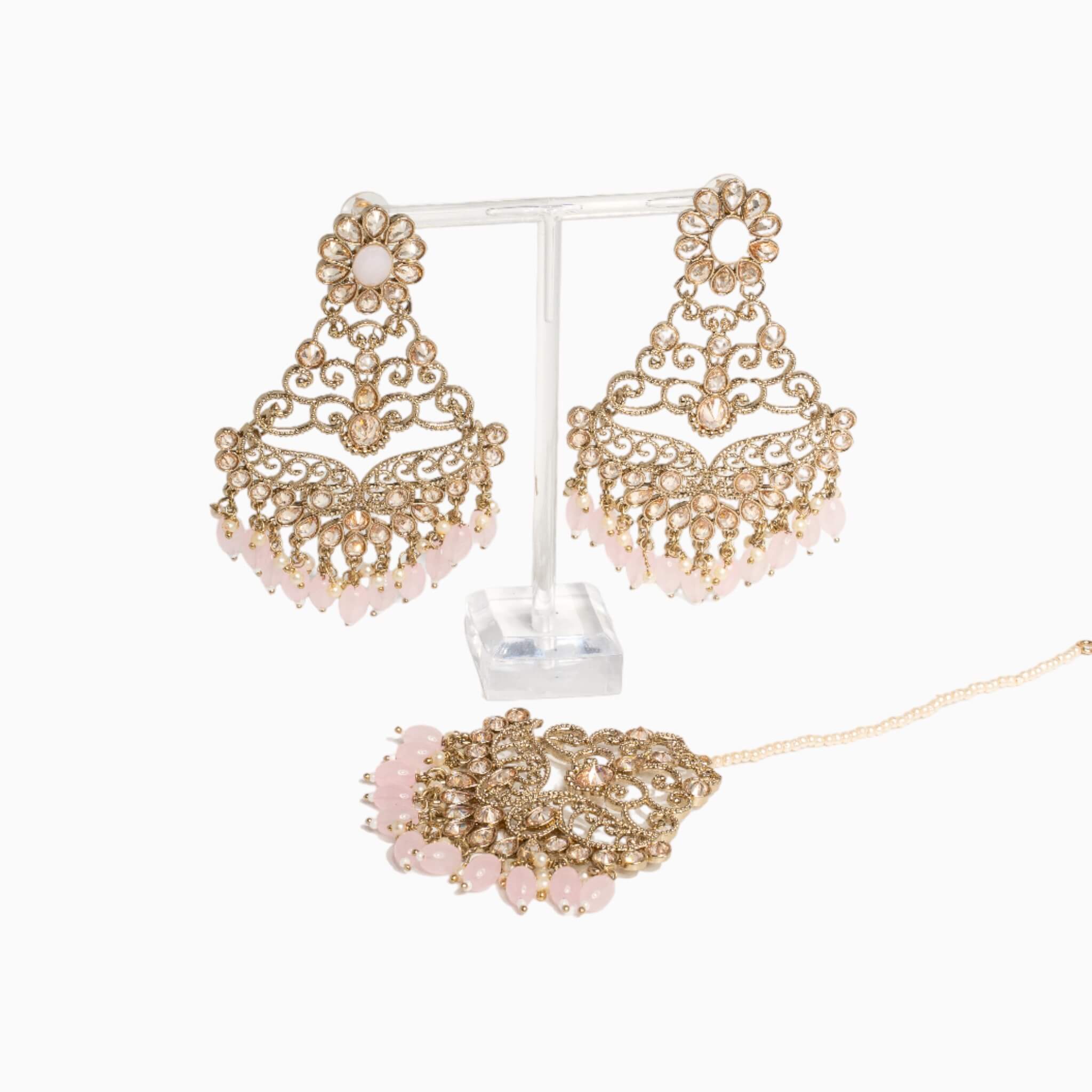 Anaya Earrings and Tikka Set