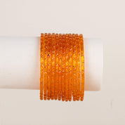 Raindrop Bangles - Oranges & Corals